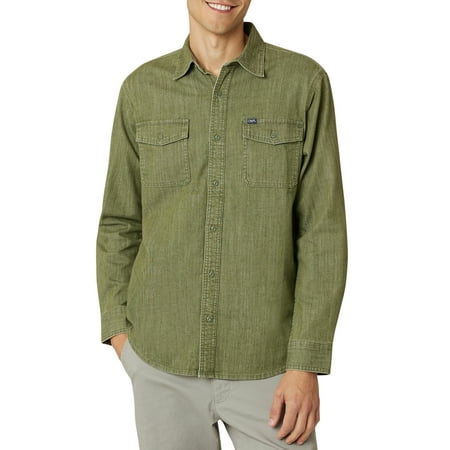 Chaps Men's Long Sleeve Heritage Denim Shirt -Sizes XS up to 4XB