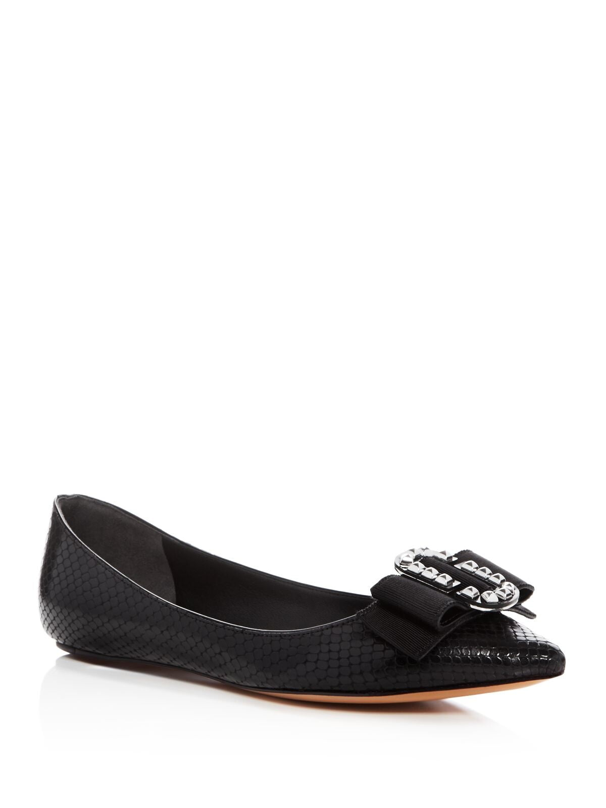 Marc Jacobs Front Bow Plate outlets Pointed-Toe Flats