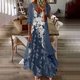 thumbnail image 2 of Vestido Bohemio Floral Bata + Vestido Conjunto de Dos Piezas Cami Vestido Mujer Verano Manga Larga Bata + Vestido Conjunto de Dos Piezas Vestido Largo Vestido Largo de Playa Odeerbi  ODB116738, 2 of 7