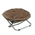 thumbnail image 1 of Cama de gato elevada cama elevada plegable, resistente a los arañazos, portátil, marco de hierro para dormir sofá acogedora silla de confort café, 1 of 8