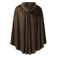 thumbnail image 5 of Kelon Étoles Liquidation Châle Femme Hommes Mode Décontracté Rétro Long Cape à Capuche Robe Médiévale Vieux Garde Velours Doré, 5 of 5