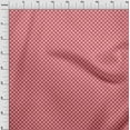 thumbnail image 4 of oneOone Cotton Cambric Light Red Fabric Check Dress Material Fabric Print Fabric By The Yard 42 Inch Wide, 4 of 4