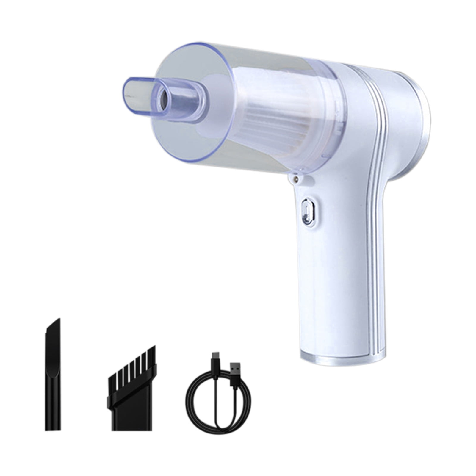 Handheld Car Vacuum Cleaner Wireless,120W Powerful Suction Wet and Dry Portable Vacuum with USB Charging,Three Brush Heads for Pet Hair Dirt Debris,Easy Cleaning for Cars Home and Stairs-Free Size