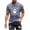 Purple, variant on Njagoc3 Mens Summer Short Sleeve T-Shirt, Crew Neck, Paw Print, Comfortable and Durable, Casual Fashion, Ideal for Summer Activities