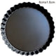 thumbnail image 1 of Cateissary Antiadherente Quiche Flan Pan Moldes Pie Pizza Pastel Molde Extraíble Fondo Suelto Estriado Heavy Duty Pie Pan Utensilios Para Hornear Type9 NO9, 1 of 6