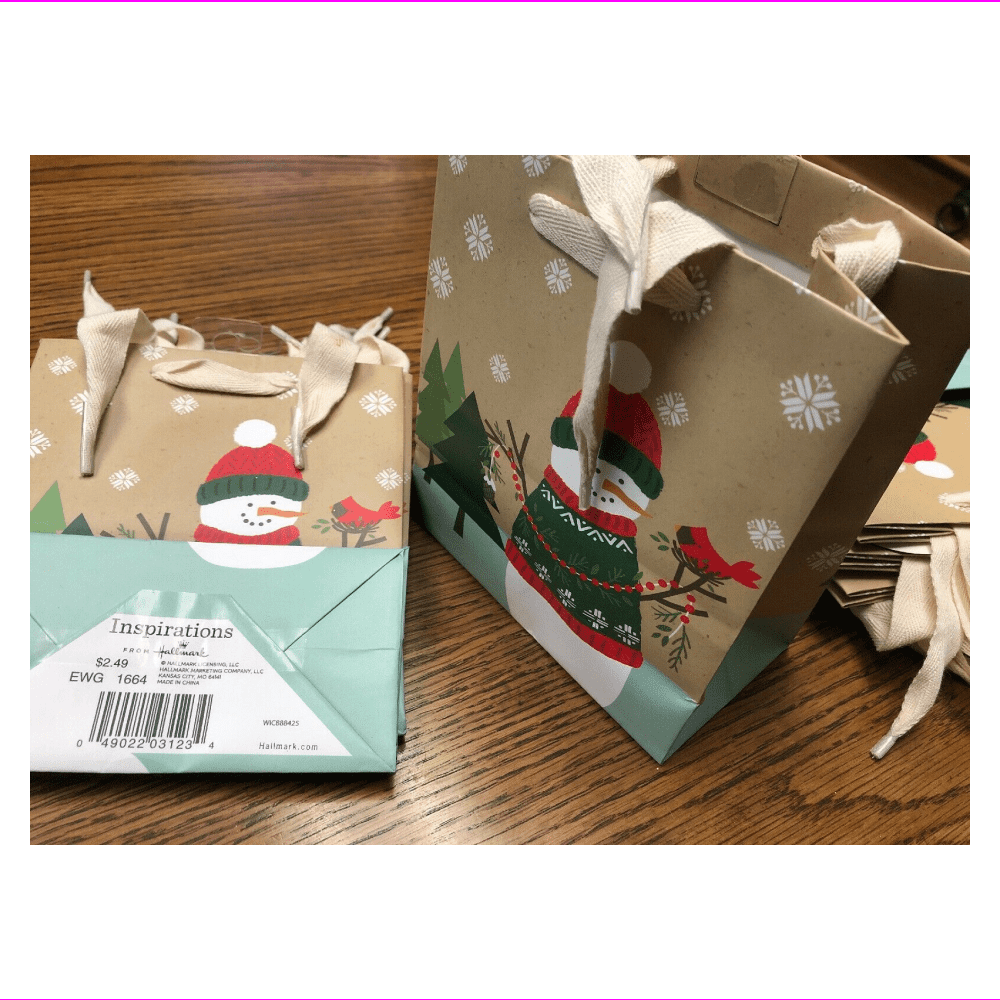 hallmark christmas gift bolsas