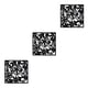 thumbnail image 4 of Naiovety 4x Panel divisor de habitación DIY fácil de montar Panel de pantallas divisorias colgantes duraderos y modernos mariposas negras Type1 NO1, 4 of 6