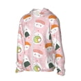 thumbnail image 2 of Sigee Cute Sushi Print UPF50+ Men's Sun Protection Hoodie Shirt SPF UV Shirt Long Sleeve Fishing Outdoor Lightweight, S-3XL, 2 of 9