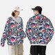 thumbnail image 4 of Balery cool rock Skull Sudadera ligera de manga larga con capucha y protección solar UPF 50+ para hombre y mujer, ideal para pesca y running-Large, 4 of 7
