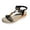 Black, variant on Mostsola Boho Espadrilles for Women Open Toe Wedge Sandals Rhinestone Beaded Slingback Sandals