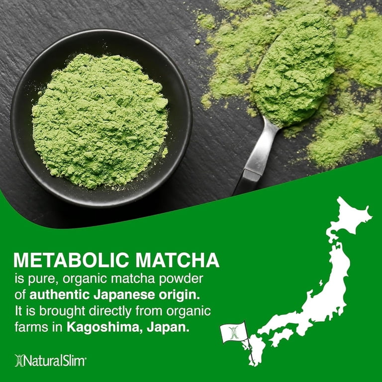NaturalSlim, Metabolic Matcha, Organic Green Tea Matcha Powder 30g