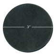 thumbnail image 1 of General Purpose Rubber Sheet, Black, 60A, 0.125" x 3" Disc (50 Pack), 1 of 4