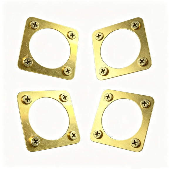4pack of Metal Bluebird House Predator Guard QZS Sparrow Houses Guard 11/2in Bird House Guard Hole Plate for Outdoor Garden