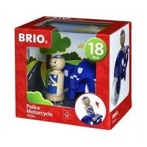 Brio Police Motorcycle Preschool Toy #30336