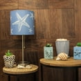 thumbnail image 4 of Chesapeake Bay Zeckos Brushed Nickel Finish Table Lamp With Starfish Shade (Set of 2), 4 of 8