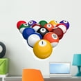 thumbnail image 1 of Billiard Balls Wall Decal by Wallmonkeys Peel and Stick Graphic (24 in W x 18 in H) WM224126, 1 of 4