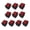 red without light, variant on Universals 16A 250V Rockers Styles Power Switches with LED Light Rockers Styles Button Switches for Home and Gym Appliances