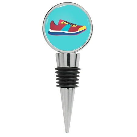 

Vector Illustration of a Running Shoe on Blue Wine Stopper