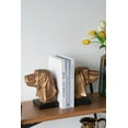 thumbnail image 6 of A&B Home Bronze Hound Dog Head Resin Bookend Set, 7" x 5.9" x 8.7", 6 of 8