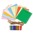 thumbnail image 1 of Cateissary KOGOTA 10 piezas de papel colorido foto DIY clip de cuerda de pared imagen colgante álbum marco decoraciones de fiesta Decoración del hogar, 1 of 6