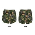 thumbnail image 6 of Uemuo Camouflage Skulls Pattern Women's Athletic Shorts High Waisted Running Shorts with Liner Pockets Gym Elastic Workout Shorts-Large, 6 of 9