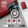 thumbnail image 6 of Zimtown Hardside Lightweight Spinner Red 3 Piece Luggage Set with TSA Lock, 6 of 11