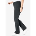 thumbnail image 3 of Woman Within Plus Size Stretch Cotton Bootcut Pant, 3 of 5