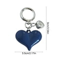 thumbnail image 4 of Dianli Gifts Heart Keychain Pendant Bag Charm Romantic Heart Shaped Metal Alloy Key Ring Purse Charm Valentine's Day Gift for Girlfriend Wife Anniversary Stocking Stuffer, 4 of 8