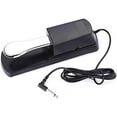 thumbnail image 3 of Piano-Style Sustain Foot Pedal For Yamaha Dgx-200 Dgx-202 Dgx-205 Dgx-300 Dgx-305 Dgx-500 Dgx-505 Dgx-520 Dgx-530 Dgx-620 Dgx-630, Silver, 3 of 7