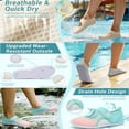 thumbnail image 4 of Barerun Water Sandals for Women Men Summer Wide Quick Dry Swim Shoes, 4 of 9