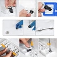 thumbnail image 5 of 2pcs Siège de Toilette Vis WC Charnière Expansion Caoutchouc Écrou Fixation Accessoires, 5 of 5