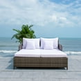 thumbnail image 2 of SAFAVIEH Cadeo Outdoor Patio Daybed, Grey/White, 2 of 7
