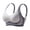 Blue, variant on Women Sports Bra Elastic Shoulder Strap Wireless Good Breathability 3D Cup Shockproof Push-up Sport Yoga Color Matching Daily Lady Bra