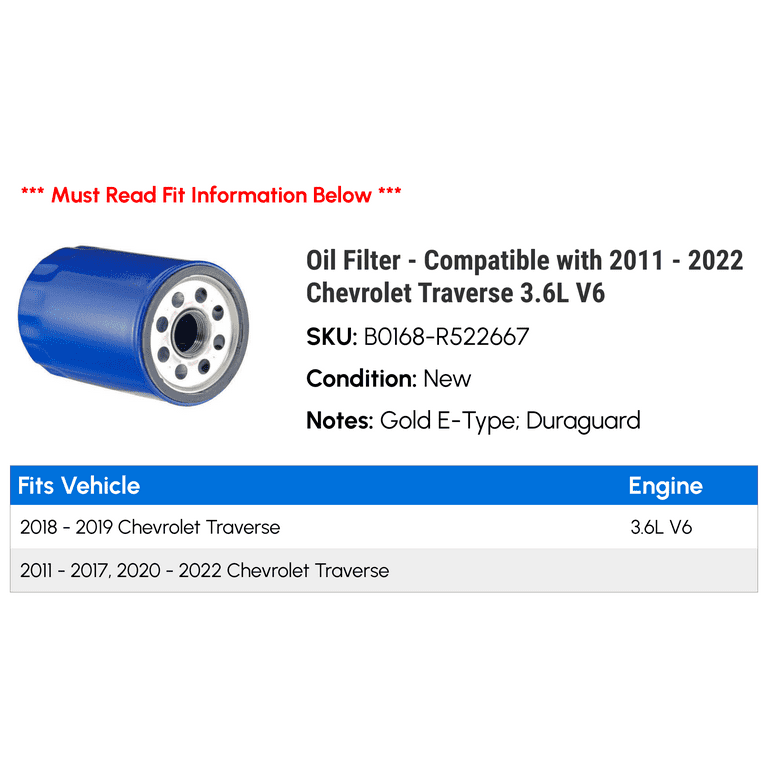 ACDelco Gold E-Type PF63E Motor Oil Filter Fits 2011-2022 Chevy 
