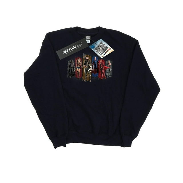 DC Comics Chandail en Molleton Hexagonal Équipe du Film Justice League pour Femmes