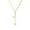 J, variant on ZHXXCUM Fashion Initial Letter Necklace For Women 26 Letter Fade Drop Necklace Not
