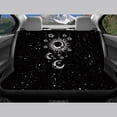thumbnail image 4 of Qpednta Gothic Sun Moon Car Seat Covers Full Set 4 Pcs Front Seats and Rear Bench Cover Protector Removable Automotive Accessories Easy to Install Universal Fit Most Cars, 4 of 7