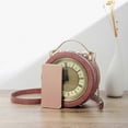 thumbnail image 5 of Clock Purse Handbag Crossbody Bag Gift Ladies Fashion Shoulder Bag for Women Black 25-26, 5 of 5