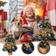 thumbnail image 4 of Mini Árbol de Navidad con Luces. Pequeño Árbol de Navidad de Mesa con 30 Luces Led y Base de Madera. Decoración Navideña para Fiestas y El Hogar., 4 of 7