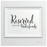Reserved For The Bride s Family Formal Blac… product image