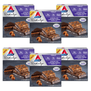 Atkins Endulge Treat, Chocolate Caramel Fudge Dessert Bar, Keto Friendly, 6/5ct Boxes
