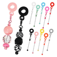 thumbnail image 2 of 10 Pcs Beadable Straw Charm Compatible with DIY Beaded Straw Toppers Charm Adapter Pendant Ornament, 2 of 7