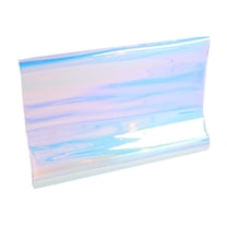 PAMINGONO Clear Holographic Window Film Decorative Privacy Sticker Vinyl Self Adhesive Home Film