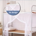 thumbnail image 3 of 4 Corners Mosquito Net for Mosquiteros para Camas Bed Canopies Netting Bed Drapes Rectangular Mosquito Mesh for Camping Home Outdoor Travel, 3 of 6