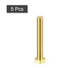 thumbnail image 3 of Brass Hex Bolts, M5x35mm 5 Pack Fully Thread Grade 4.8 Machine Screws, 3 of 5