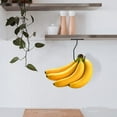 thumbnail image 3 of Shoreew Banana Hook 13LB Load-capacity Foldable Design Self-Adhesive Simple Installation Under-Cabinet Banana Hanger Storage Hook, 3 of 6