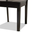 thumbnail image 6 of Bowery Hill Dark Brown Finished Wood 5-Piece Dining Set, 6 of 7