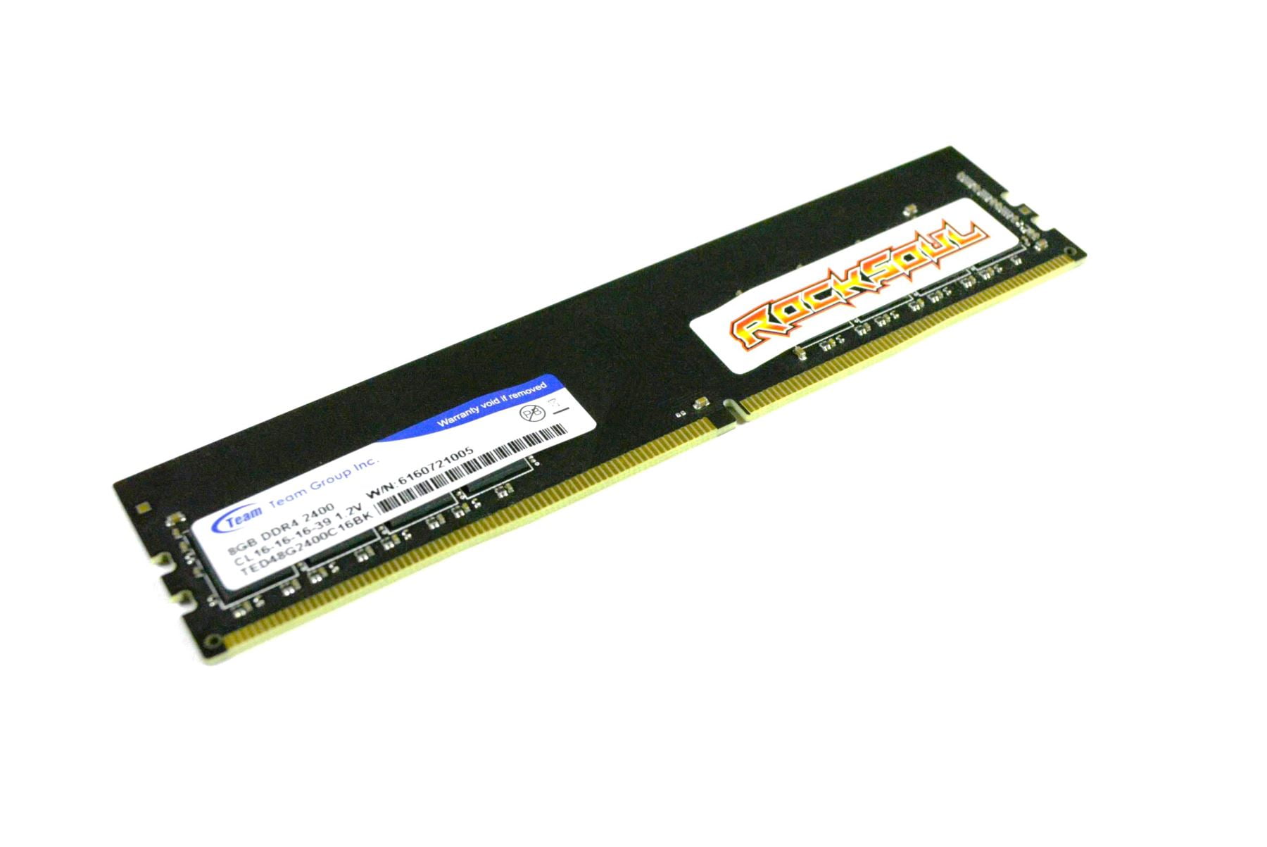 Team TED48G2400C16BK Desktop DDR4-2400 8GB DDR4-2400 PC4-19200 TED48G2400C16BK