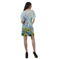 thumbnail image 5 of Moomaya Modest Dresses Women Printed Dress Shorts Womens V Neck Casual Wear, 5 of 6