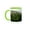 Green/White, variant on 3drose, Ecuador, Orellana, Napo River. Tall Jungle Trees on the Rio Napo, 11oz Two-tone Green Mug